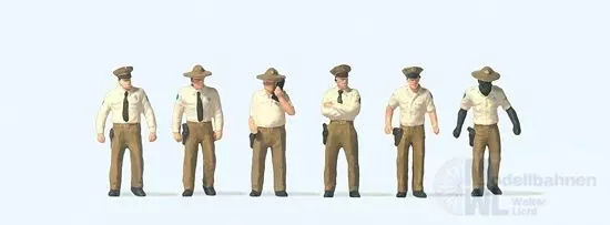 Preiser 10796 - US Sheriff Deputies H0 .87