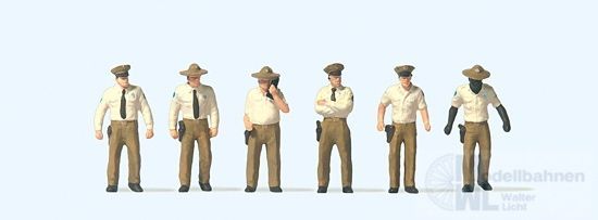 Preiser 10796 - US Sheriff Deputies H0 .87