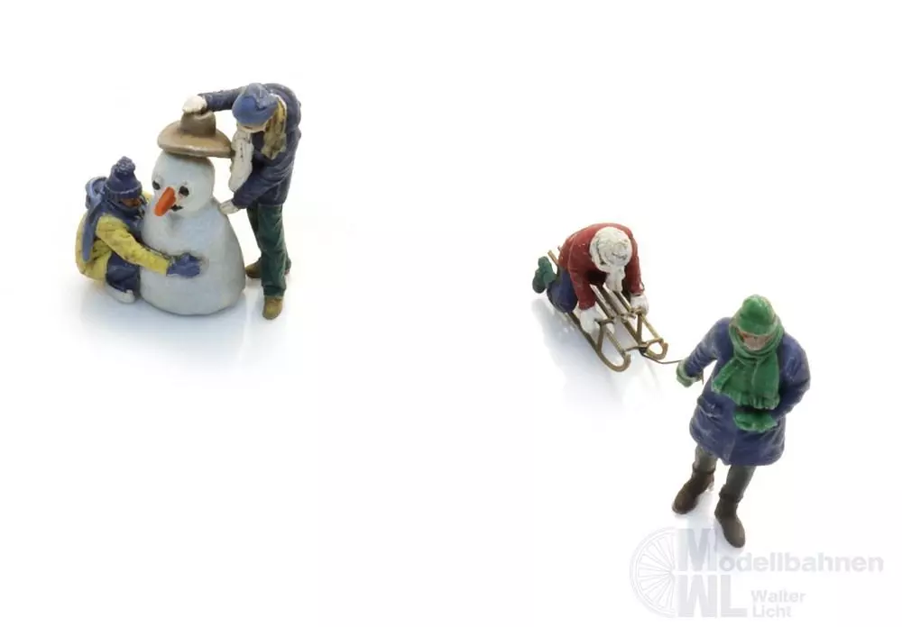 ARTITEC b.v. 5870128 - Schneevergnügen (4x) Fertigmodell H0 1:87