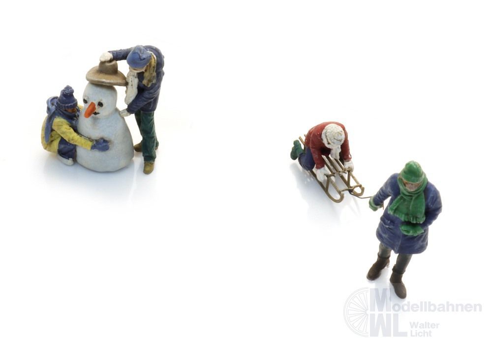 ARTITEC b.v. 5870128 - Schneevergnügen (4x) Fertigmodell H0 1:87