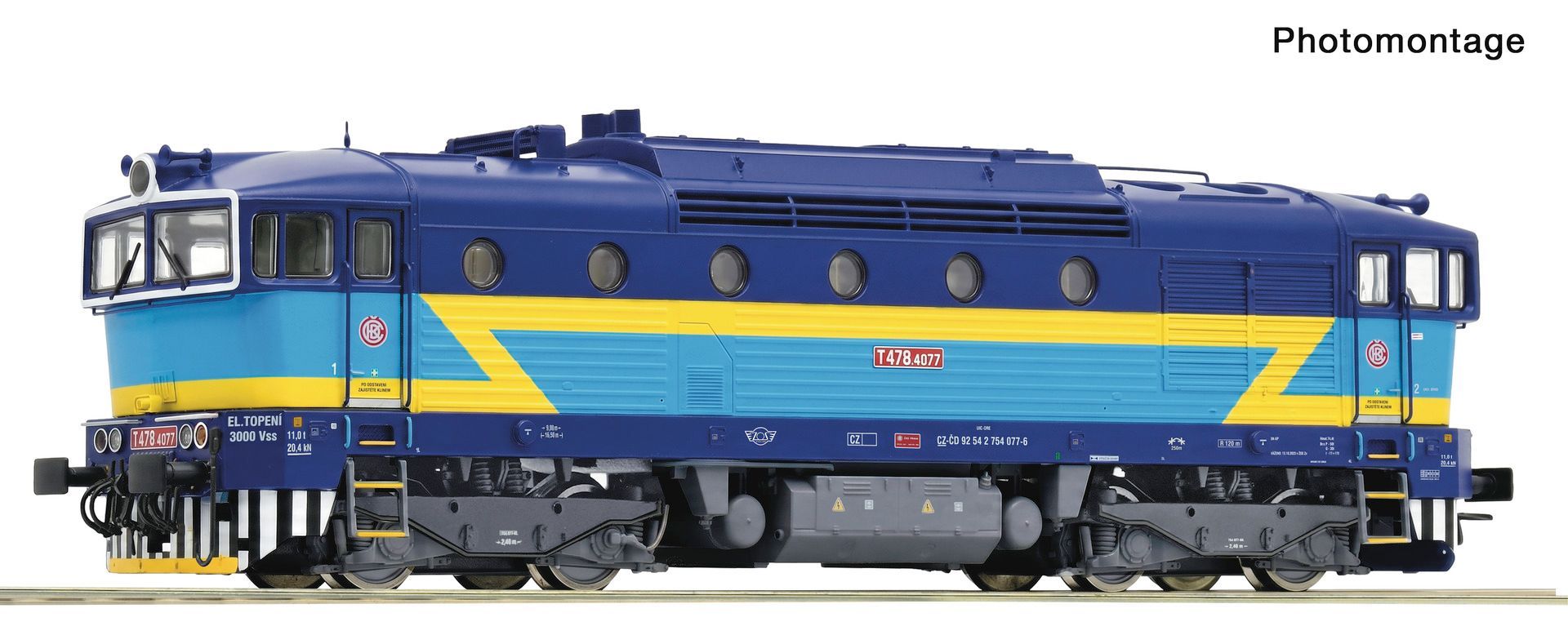 Roco 7300141 - Diesellok 754 077-6 CD Ep.VI H0/GL