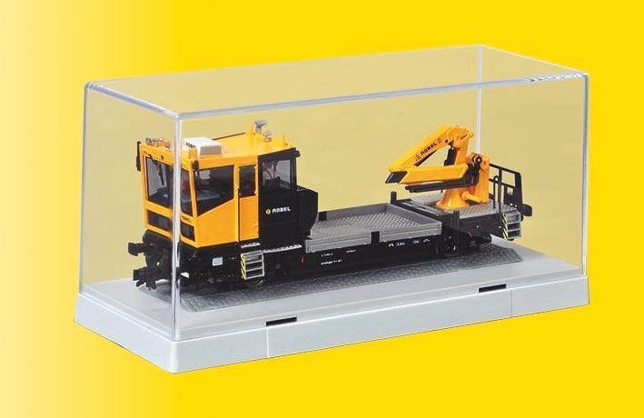 Kibri 12065 - Sammler-Vitrine mit Gleis L 15 x B 6 x H 6,5 cm