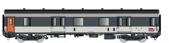 LS Models 31234 - Packwagen SNCF Ep.VI MC76 Dd2 Corail H0/GL