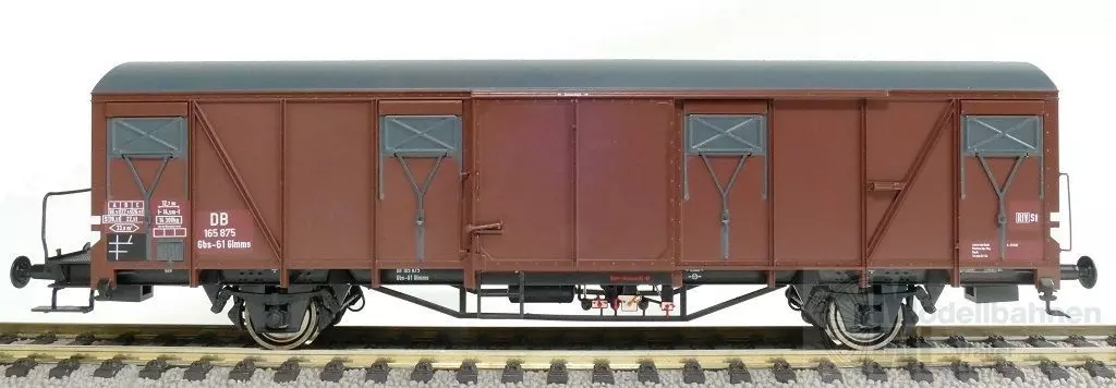 Exact Train 20720 - Güterwagen gedeckt DB Ep.III Glmms 61 H0/GL