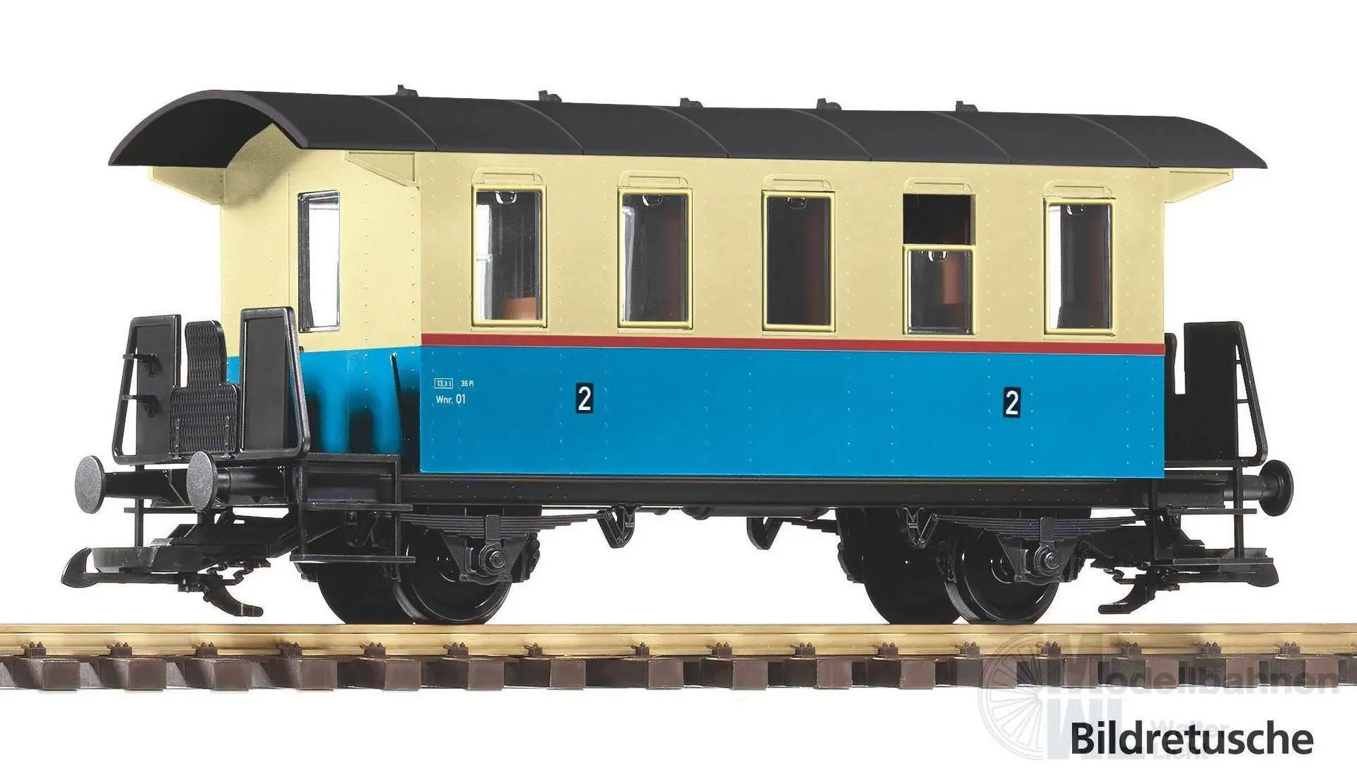 Piko 37929 - Personenwagen Privatbahn Ep.III 2.Kl. Spur G 1:22,5