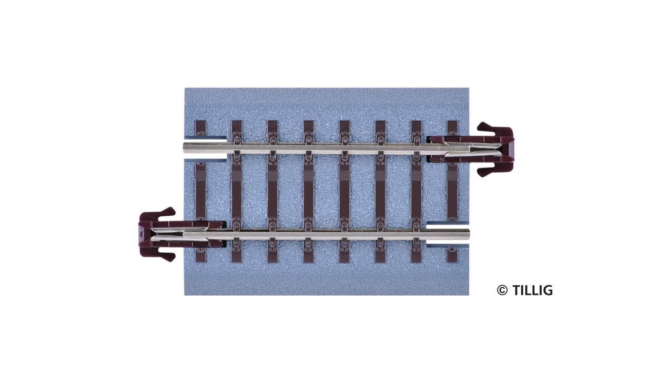 Tillig 83714 - Bettungsgleis gerade G3 43 mm braun TT 1:120