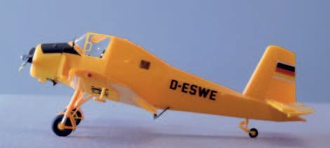 Kres 3377 - Komplettmodell Agrarflugzeug D-ESWE H0 1:87 Kres 3377 - Komplettmodell Agrarflugzeug D-ESWE H0 1:87