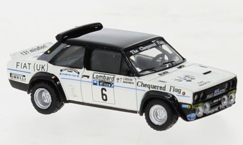Brekina 22660 - Fiat 131 Abarth Fiat UK von Timo Makinen RAC 77 H0 1:87
