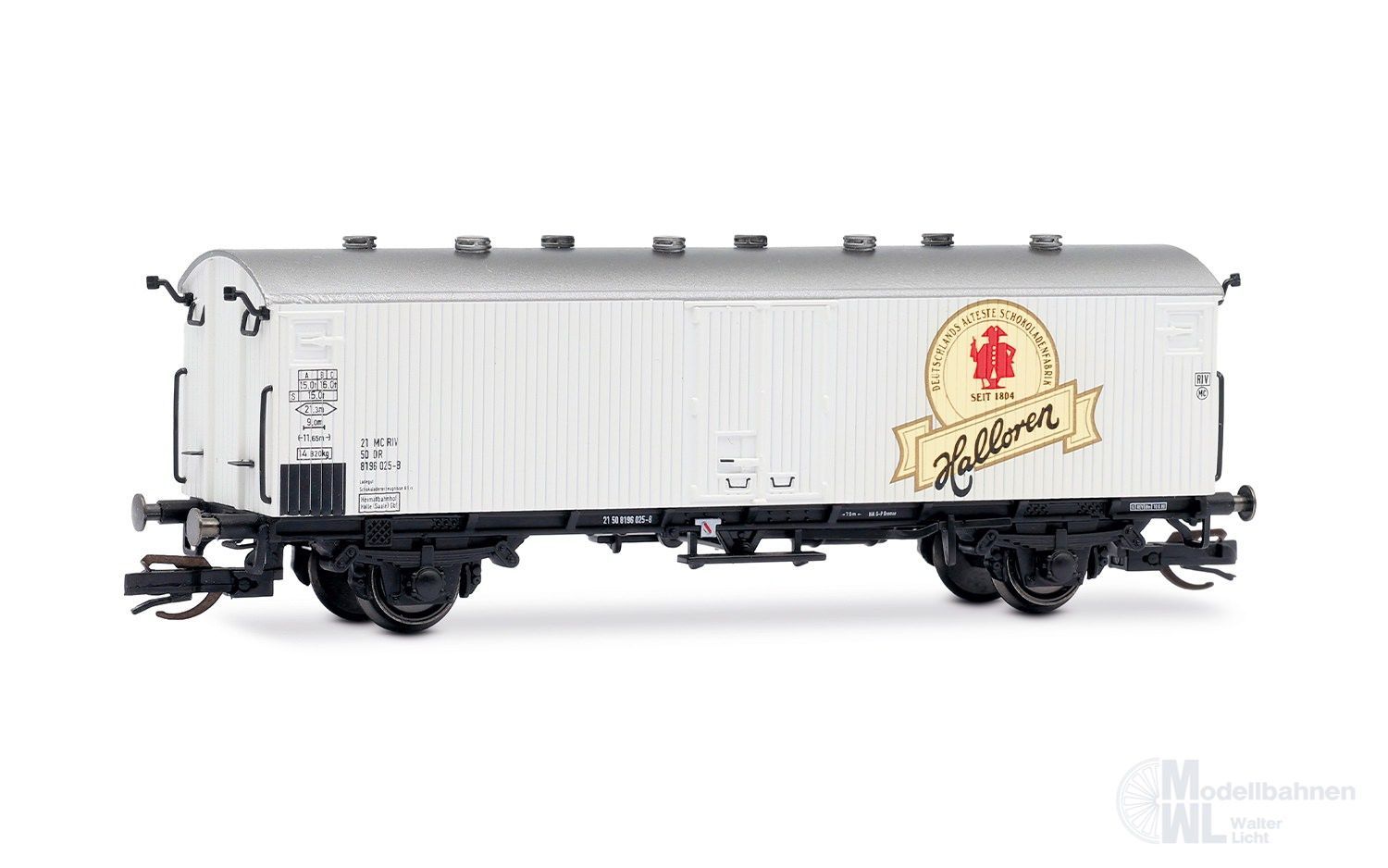 Arnold 9776 - Fährbootkühlwagen DR Ep.IV Halloren TT 1:120