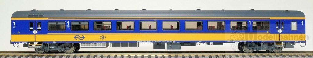 Exact Train 11029 - Personenwagen ICRm Apmz10 gelb/blau H0/GL