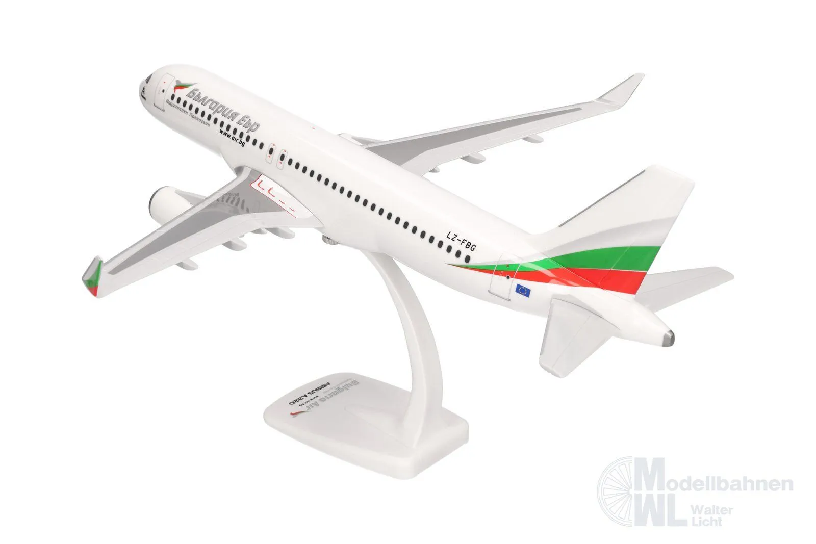 Herpa 610759-001 - Airbus A320 Bulgaria Air 1:100
