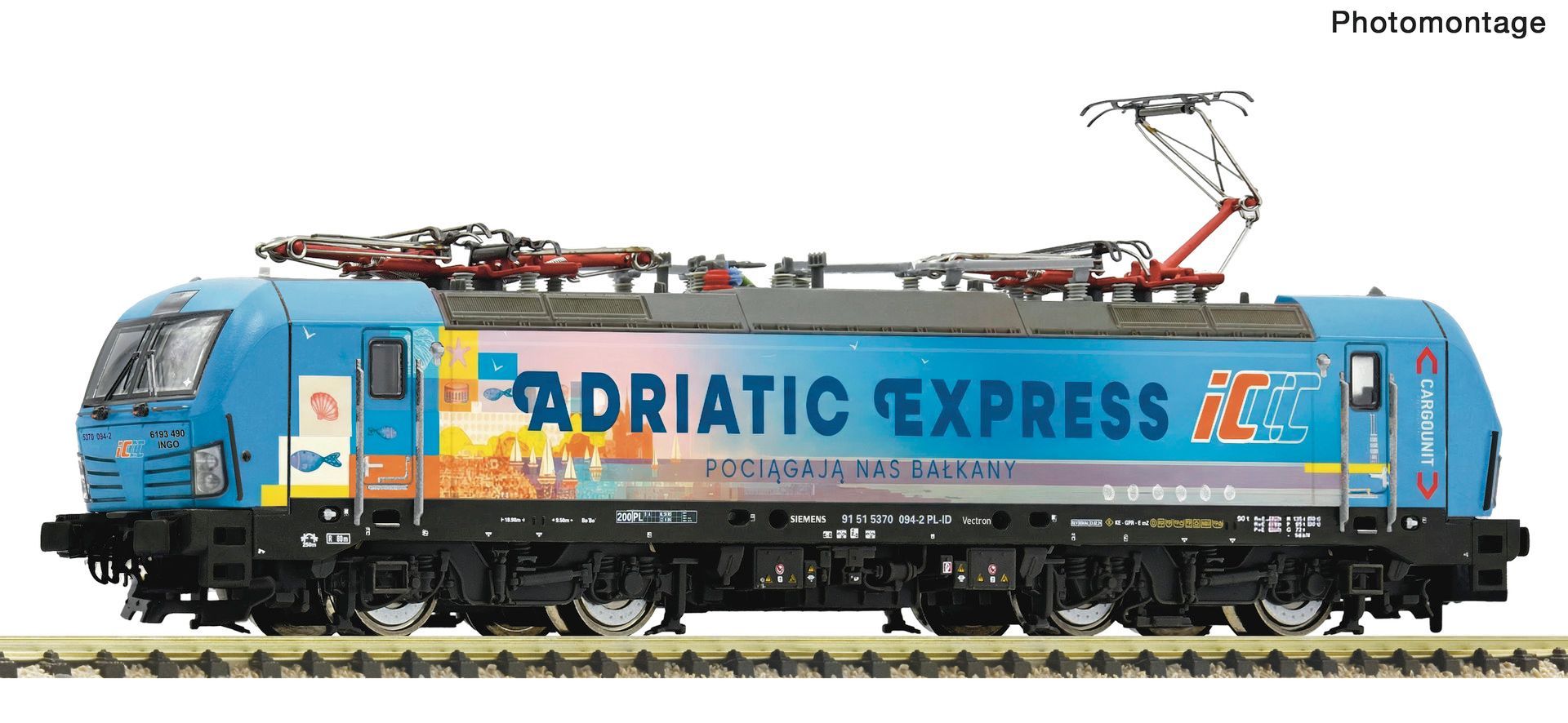 Fleischmann 7570093 - E-Lok BR 193 PKP Adriatic Express Ep.VI N 1:160 SOUND