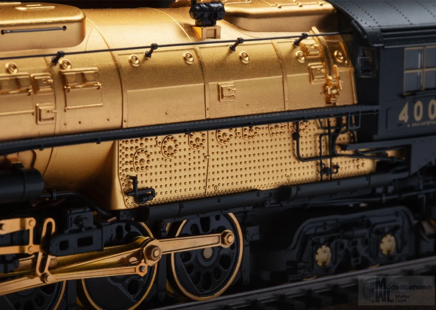 Märklin 39400 - Dampflok Big Boy 4000 UP vergoldet H0/WS Sound
