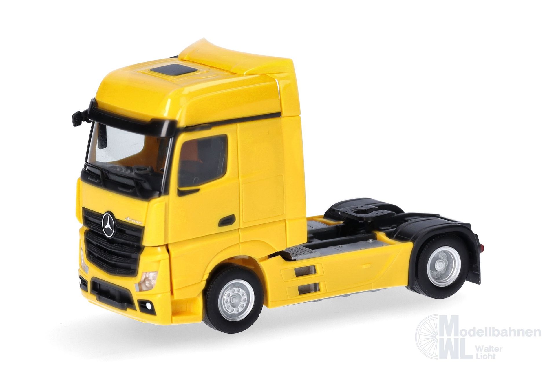 Herpa 309189-004 - Mercedes-Benz Actros BS 18 Zugmaschine gelb H0 1:87
