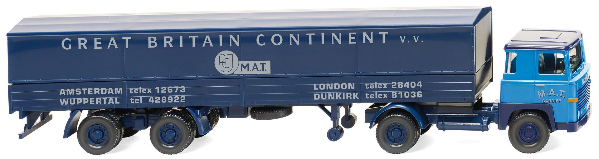 Wiking 051702 - Pritschensattelzug Scania H0 1:87