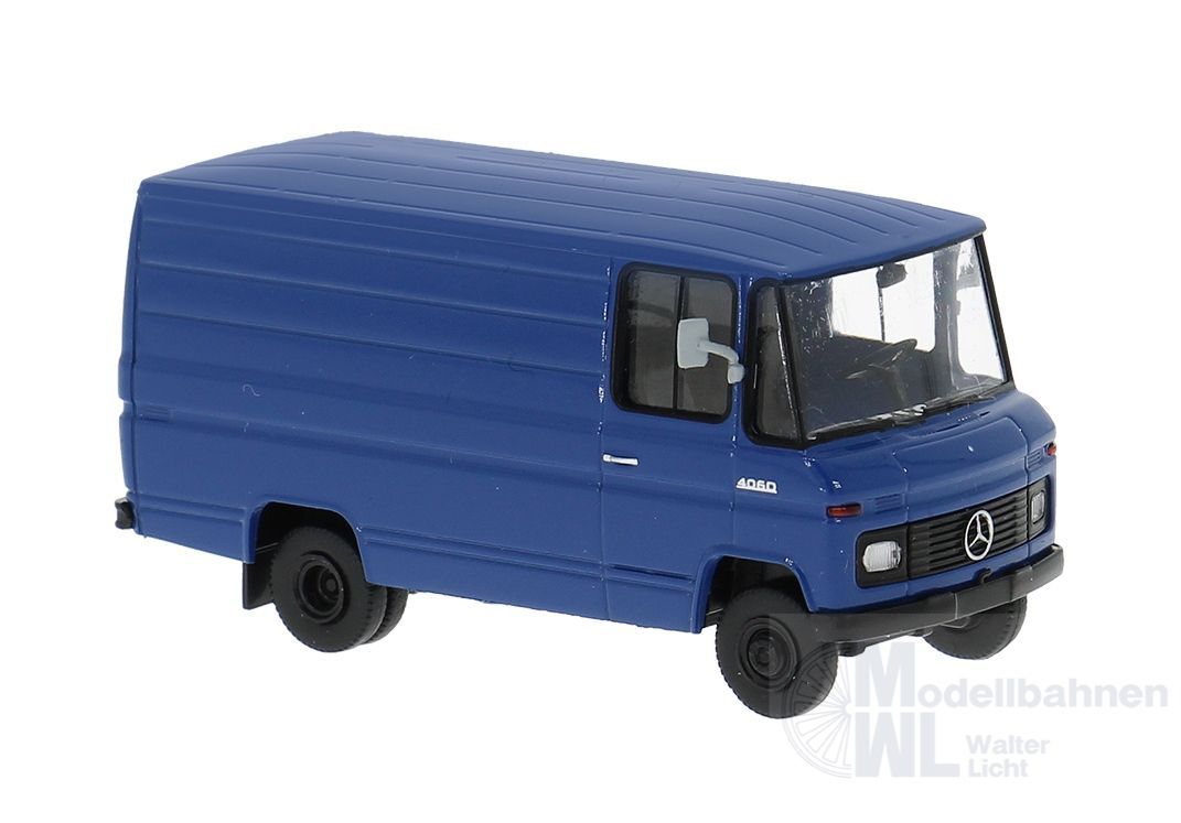 Brekina 36849 - MB L406 Kasten in enzianblau H0 1:87 Brekina 36849 - MB L406 Kasten in enzianblau H0 1:87