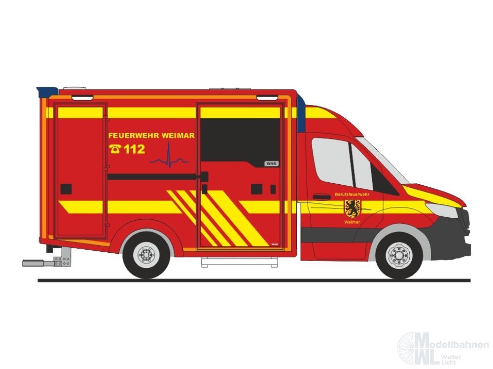 Rietze 76121 - WAS Design-RTW ´18 BF Weimar H0 1:87