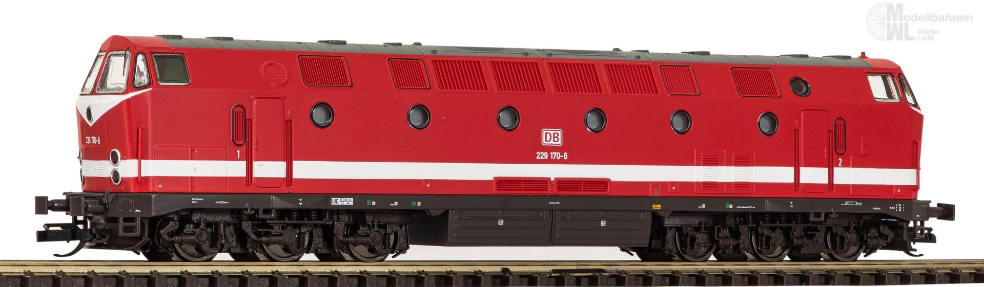 Piko 47352 - Diesellok BR 229 DB Ep.V mit Latz TT 1:120