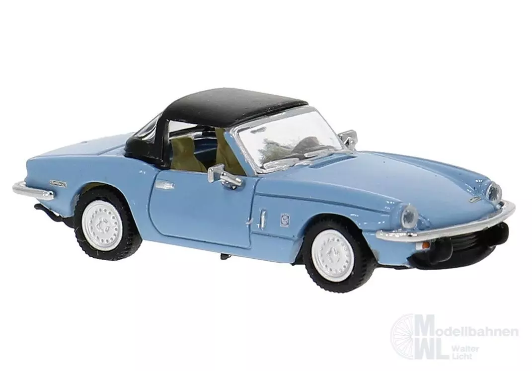 Brekina 15181 - Triumph Spitfire in hellblau H0 1:87