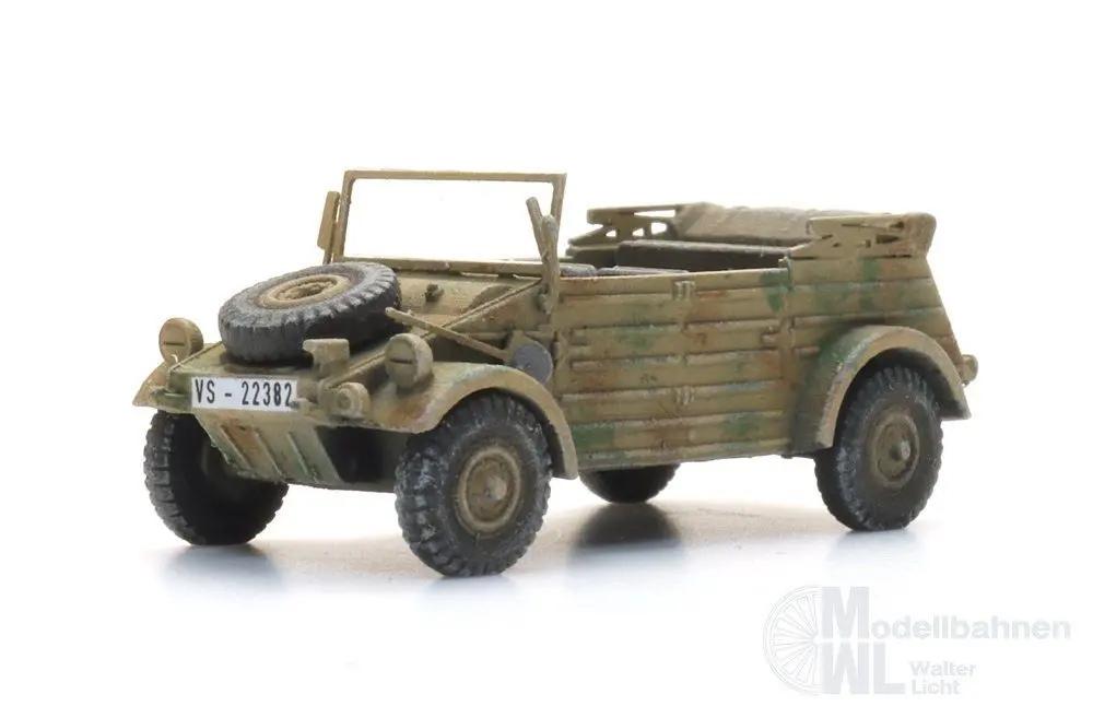 ARTITEC b.v. 6120017 - WM VW Typ 82 Kübelwagen Tarnung Fertigmodell 1:120