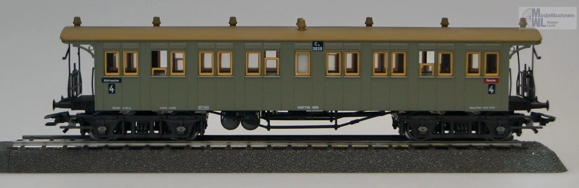 Märklin 4214 - MÄRKLIN - Personenwagen K.W.St.E. Ep.I H0/WS