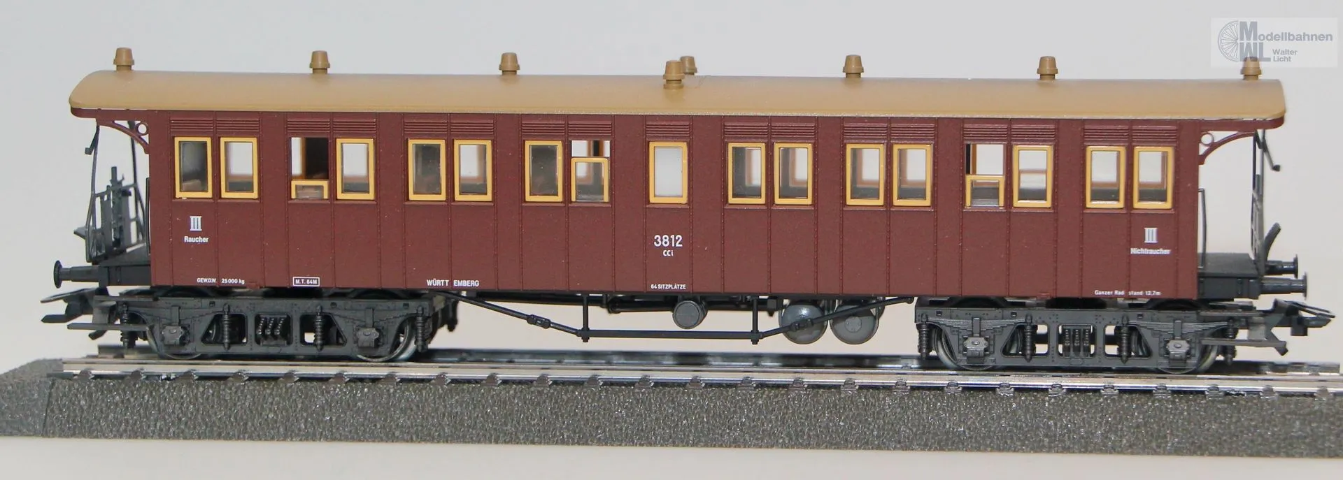 Märklin 4213 - MÄRKLIN - Personenwagen K.W.St.E. Ep.I H0/WS
