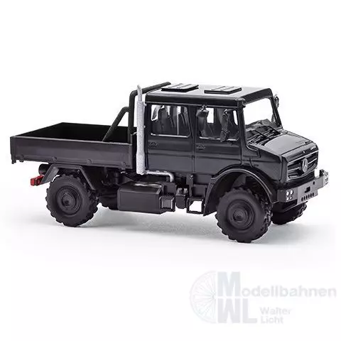 Busch 51085 - Mercedes-Benz Unimog Schwarz mit Bügel H0 1:87