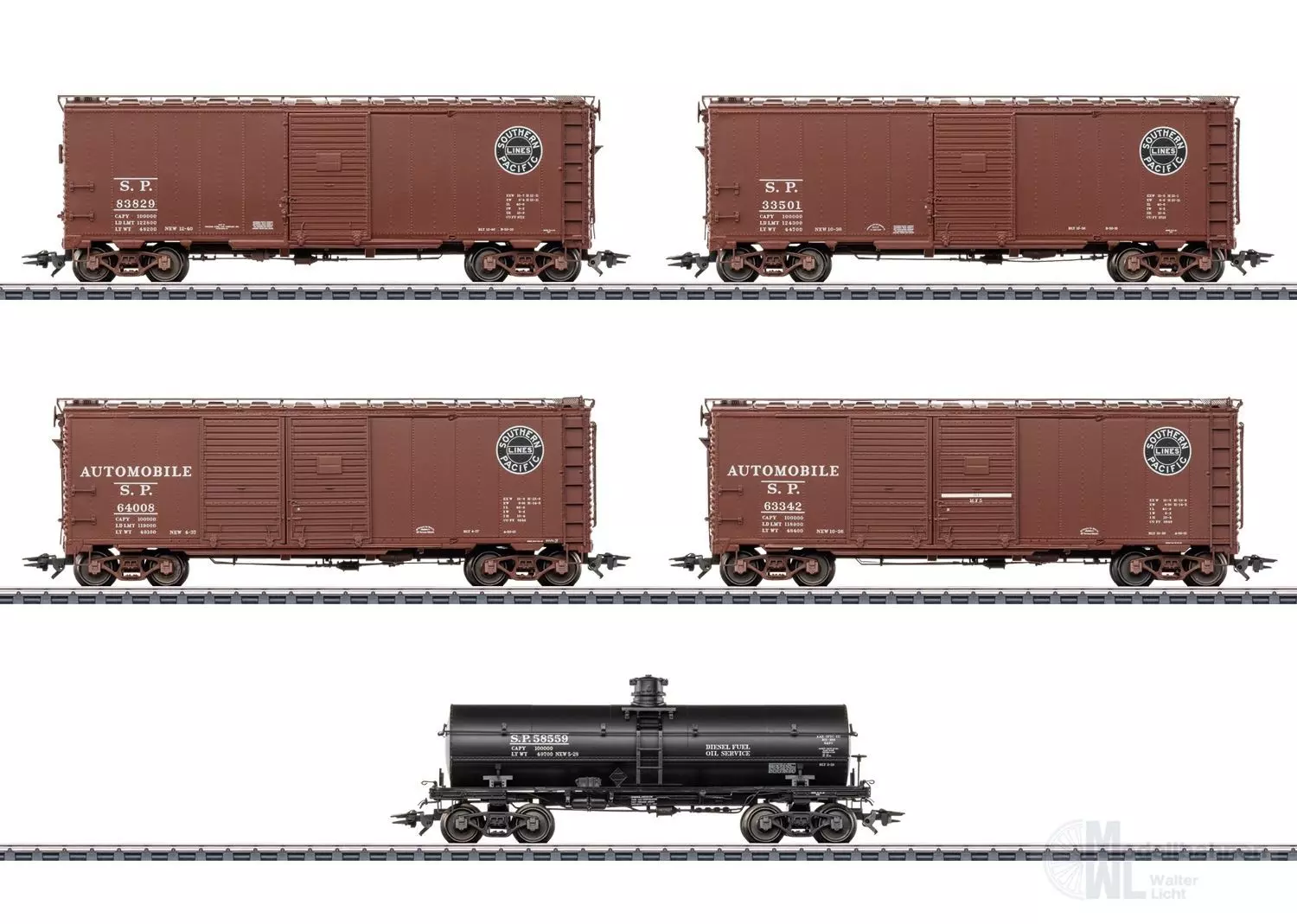 Märklin 45667 - Güterwagen Set US 5-Wagen H0/WS