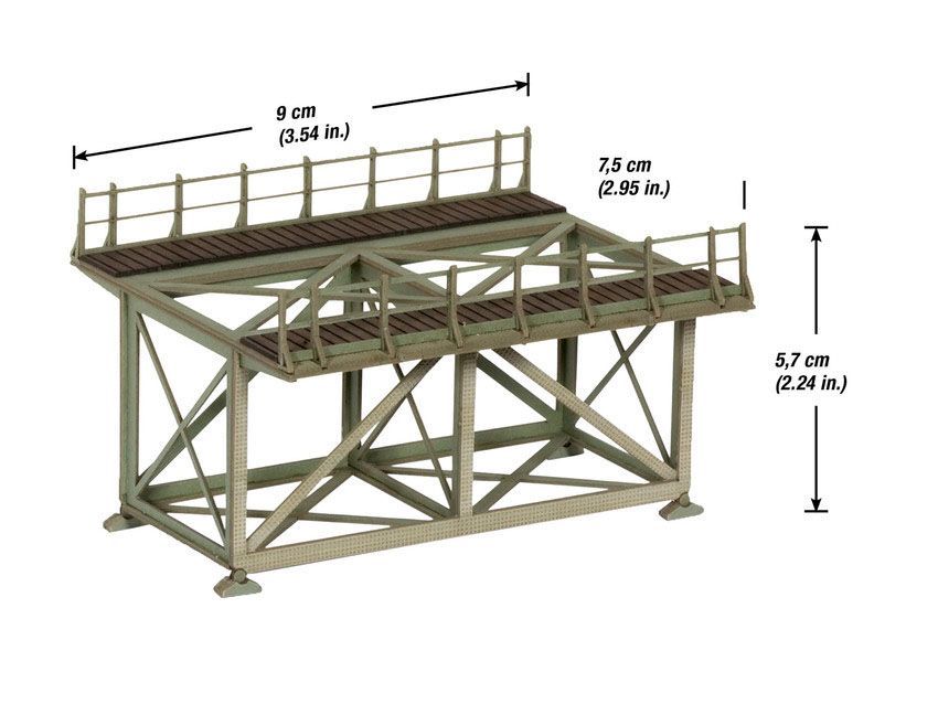 Noch 67023 - Vorfluterbrücke ohne Brückenköpfe H0 1:87 Noch 67023 - Vorfluterbrücke ohne Brückenköpfe H0 1:87