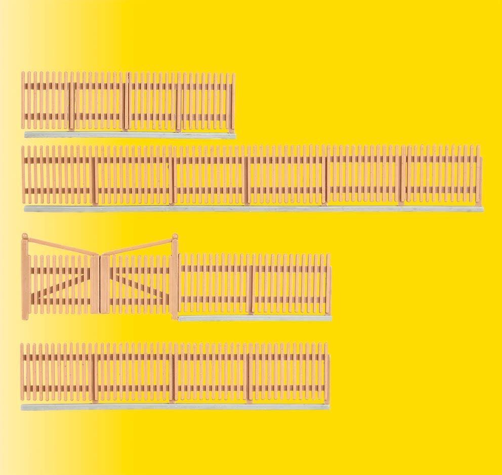Kibri 38625 - Ausgestaltungs-Set Holzzaun H0 1:87