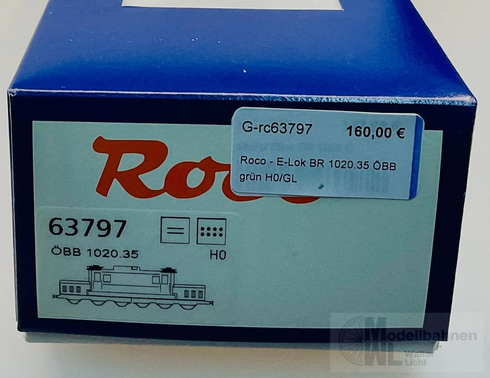 Roco 63797 - Roco - E-Lok BR 1020.35 ÖBB grün H0/GL