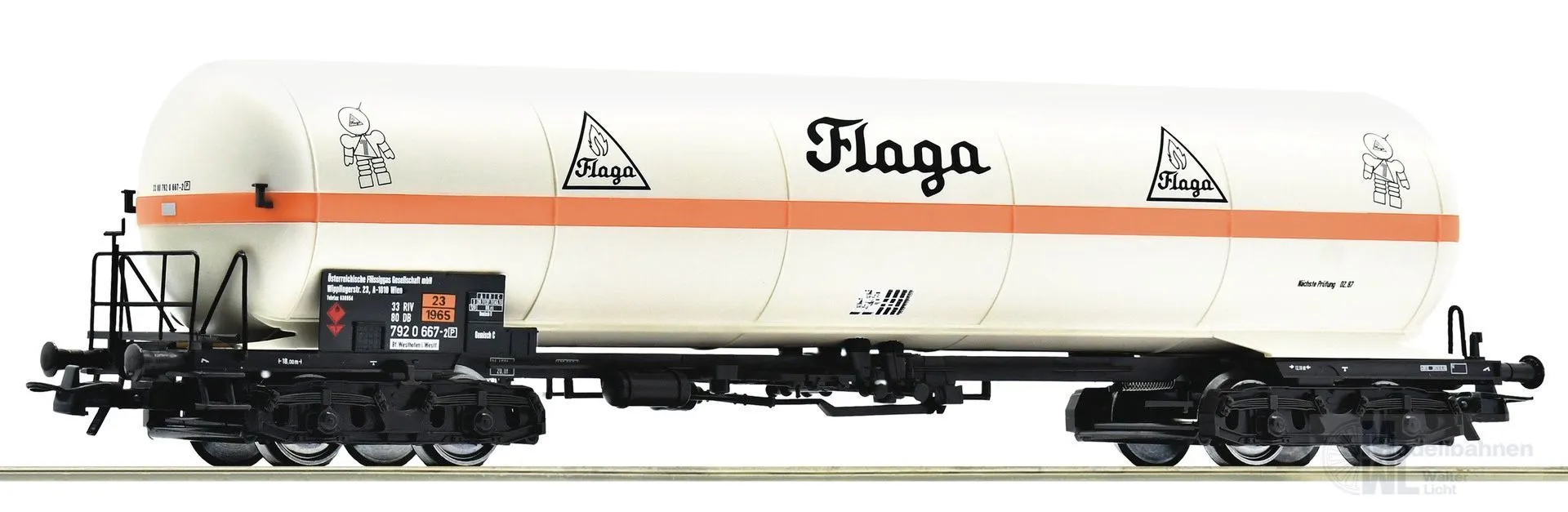Roco 6600176 - Druckgaskesselwagen DB Ep.IV Flaga H0/GL