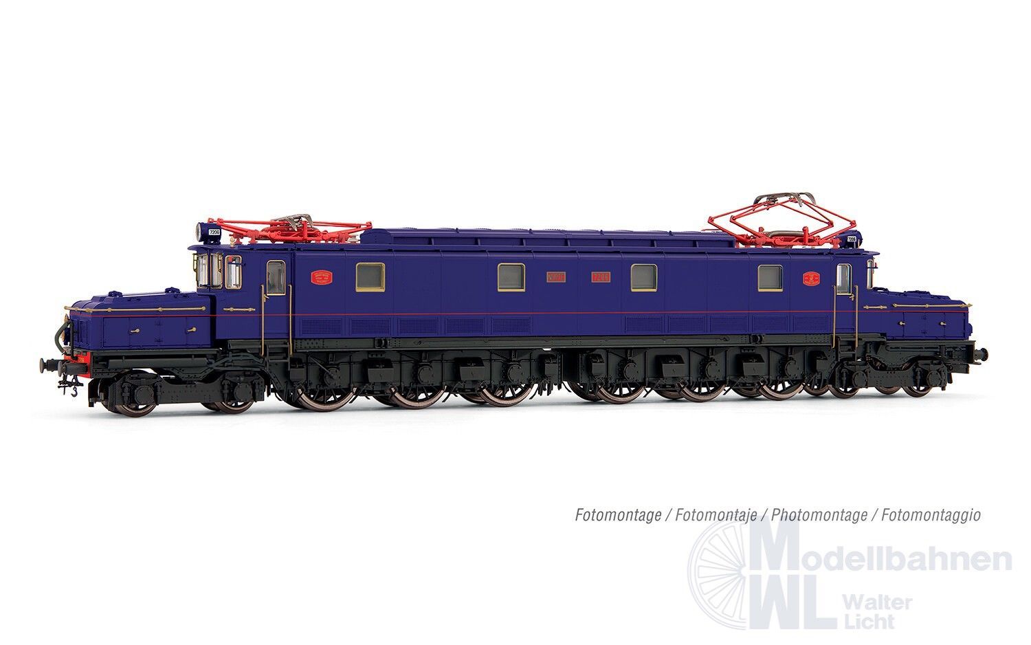 Electrotren 2024 - E-Lok Reihe 7206 NORTE Eisenbahnmuseum Villanova H0/GL