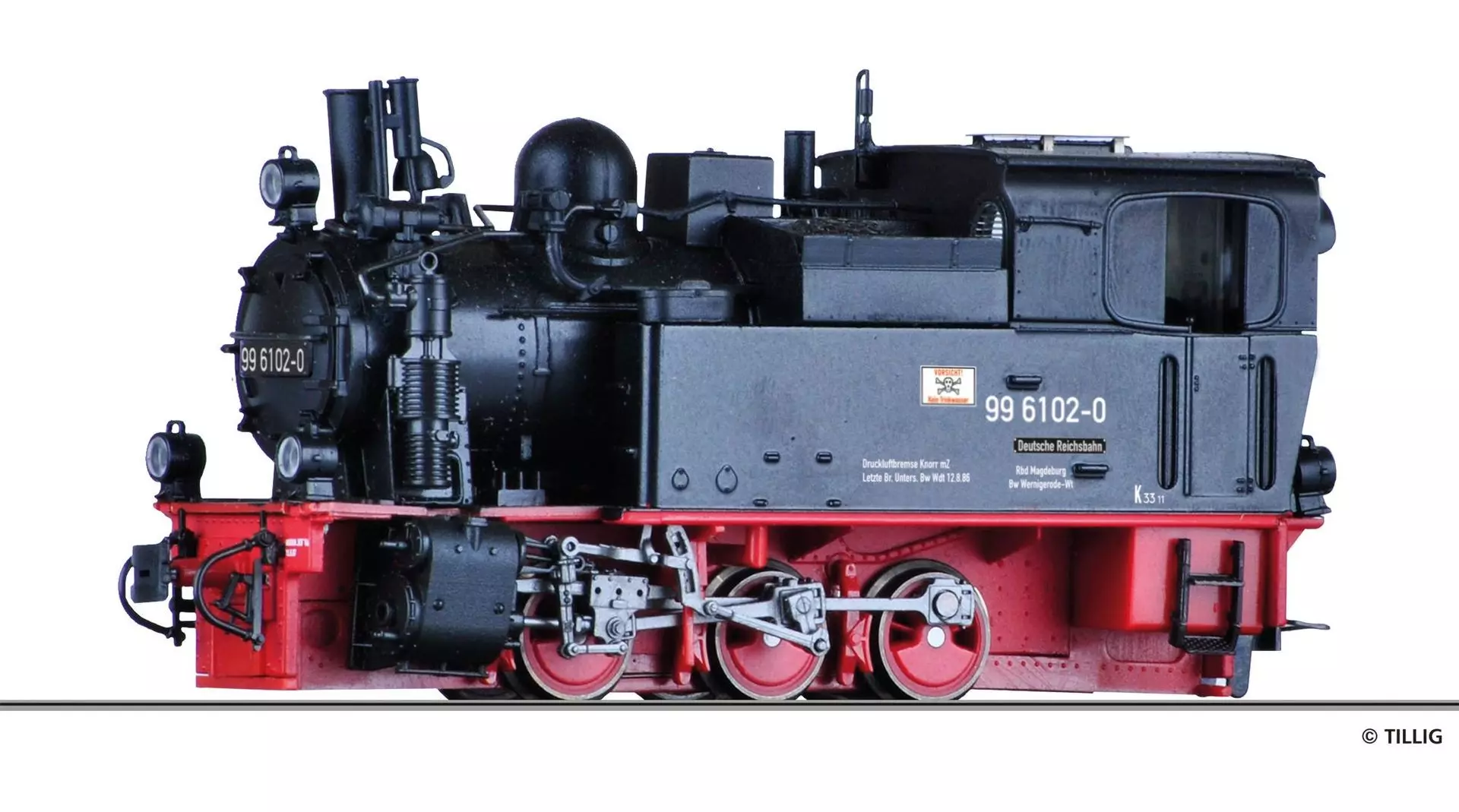 Tillig 02923 - Dampflok BR 99 6102-0 DR Ep.IV H0m