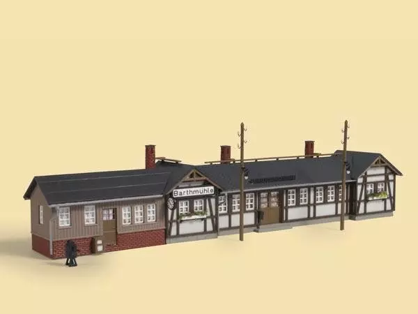 Auhagen 11418 - Bahnhof Barthmühle H0 1:87
