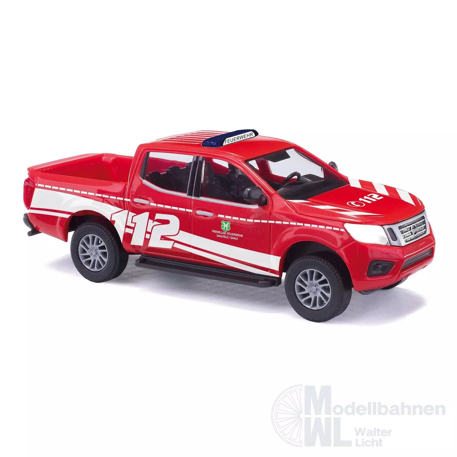 Busch 53722 - Nissan Navara Feuerwehr Saalfeld H0 1:87