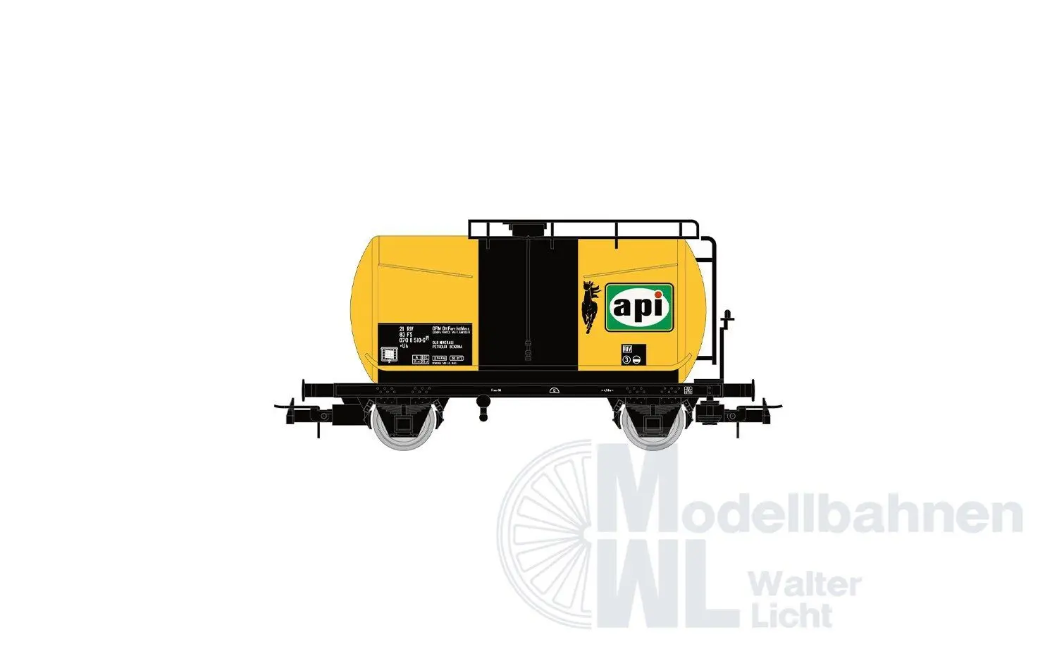 Rivarossi 6566 - Kesselwagen Set FS Ep.IV 2.tlg api H0/GL