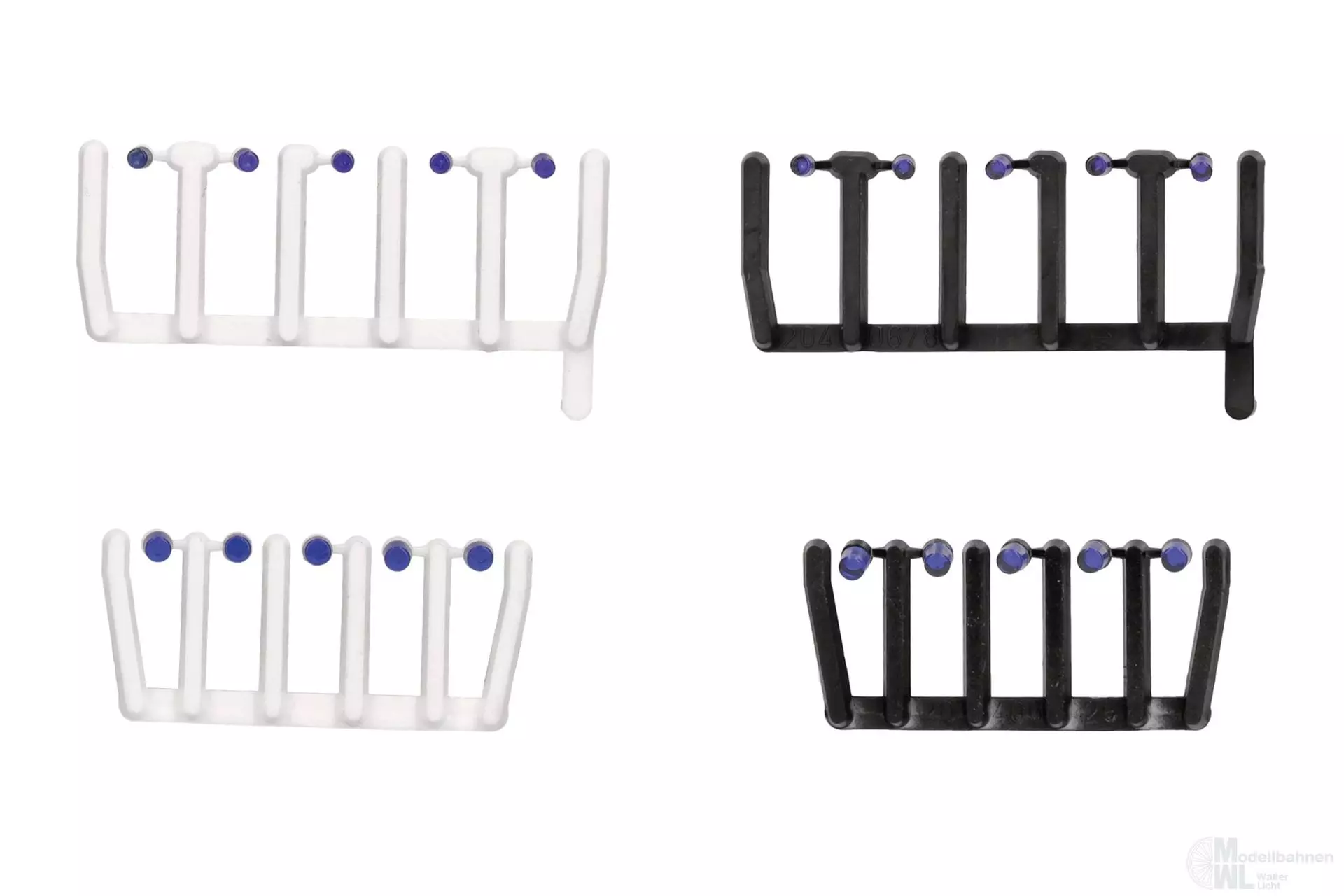 Herpa 054836 - Zub. 80 Signallichter blautra. H0 1:87