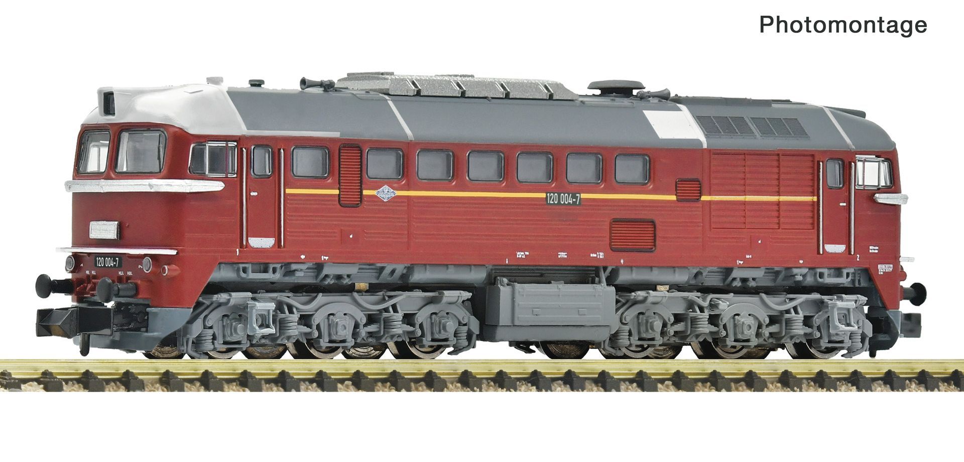 Fleischmann 7360048 - Diesellok BR 120 004-7 DR Ep.IV N 1:160