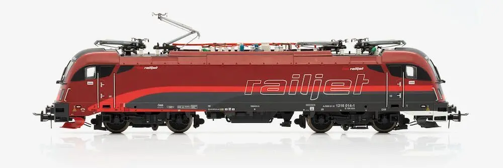 Jägerndorfer Modellbahn 29702 - E-Lok Rh 1216 ÖBB Railjet Ep.VI Taurus DANI H0/GL Sound