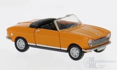 Brekina 29181 - Peugeot 204 Cabriolet in orange H0 1:87