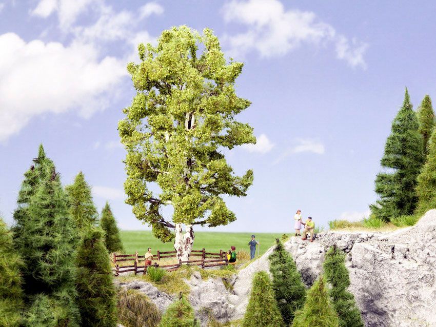 Noch 21641 - Doppelstämmige Birke 19 cm hoch Spur 0/H0 1:87