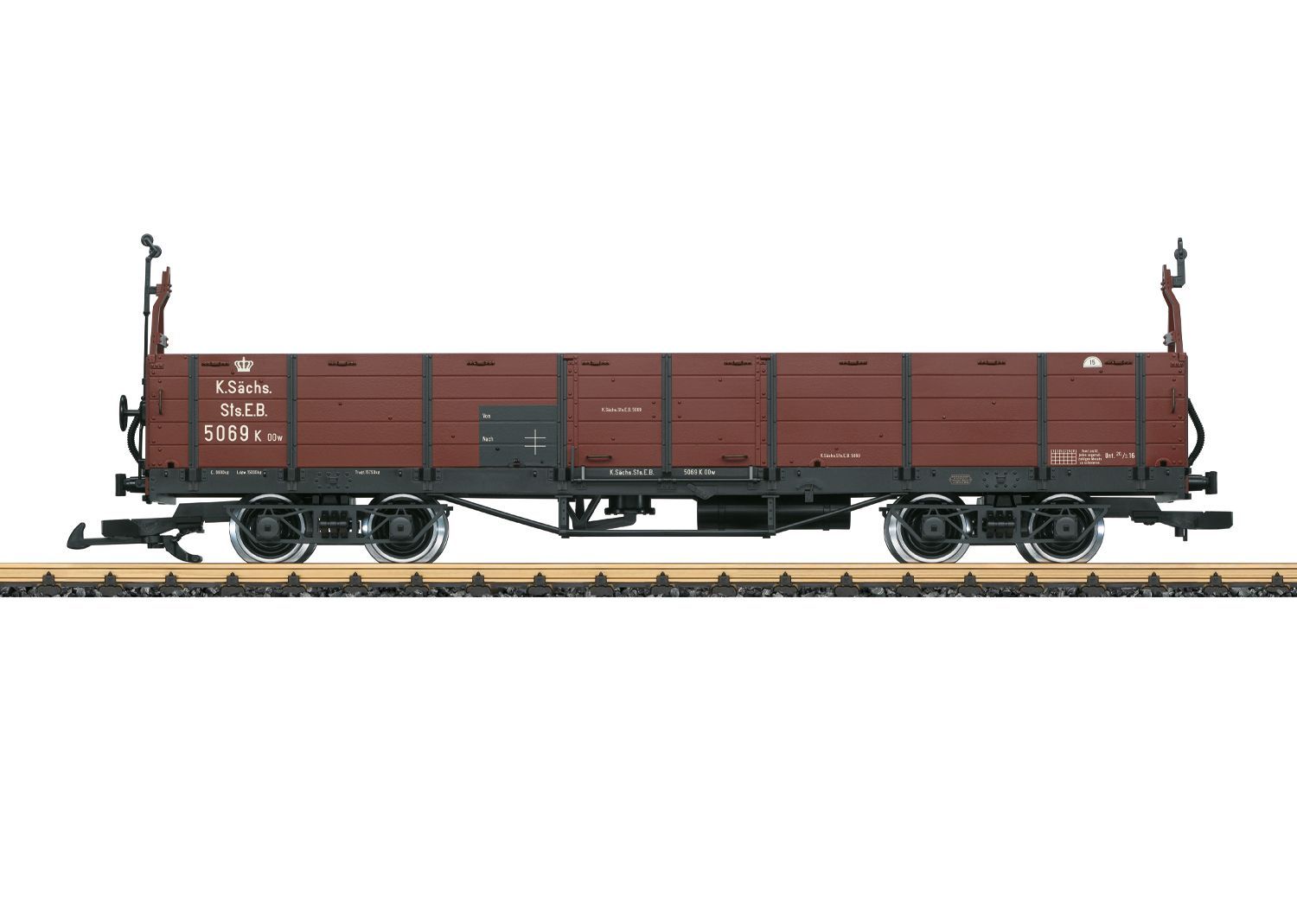 LGB 43605 - Güterwagen offen K.Sächs.Sts.E.B. Ep.I 1:22,5