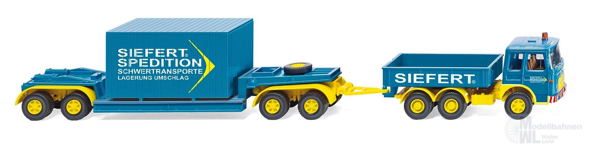 Wiking 050402 - Schwerlastzug MAN 19.230 Siefert H0 1:87
