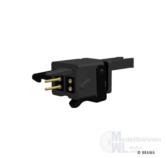 csm_93716_2f0ad03343 Brawa 93716 - Kupplung elektr. leitend 4-polig 4 Stück / 2 Paar H0