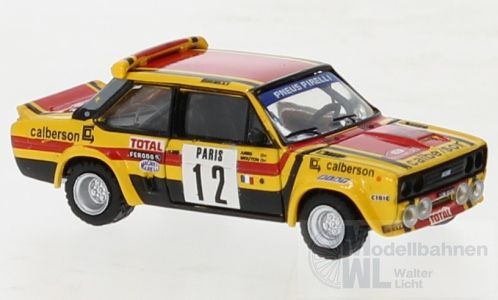 Brekina 22659 - Fiat 131 Abarth 12 Michele Mouton Siebte in MonteCarlo 1980 H0 1:87