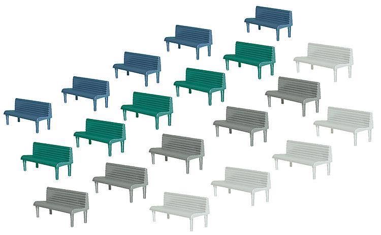Faller 180441 - Bänke H0 1:87 Faller 180441 - Bänke H0 1:87