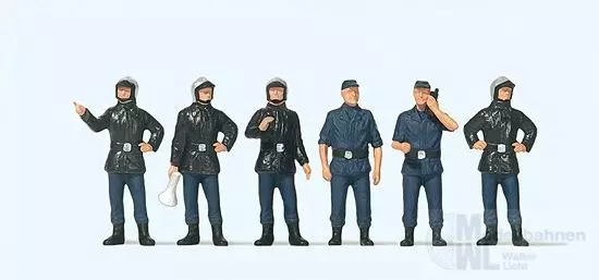 Preiser 10232 - Feuerwehrmänner Frankreich. M H0 1:87