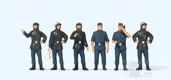 Preiser 10232 - Feuerwehrmänner Frankreich. M H0 1:87