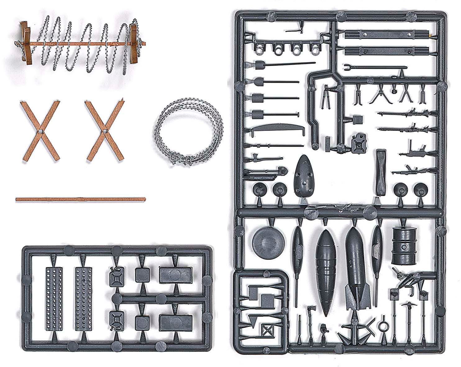 Busch 49957 - Zubehör-Set Militär-Set H0 1:87 Busch 49957 - Zubehör-Set Militär-Set H0 1:87
